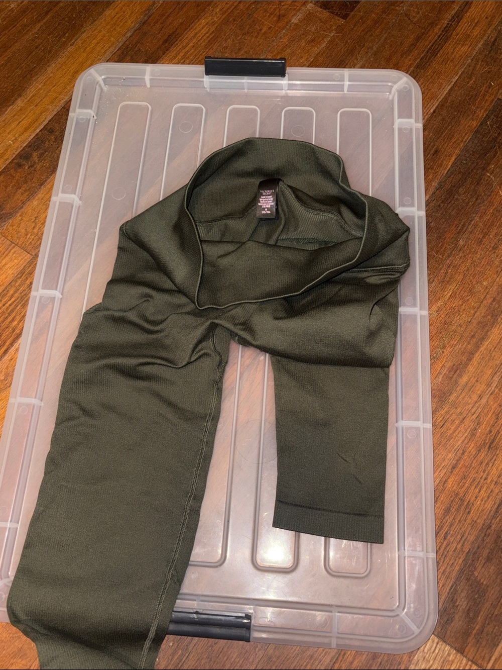 Men's Olive Green Stretch Pants